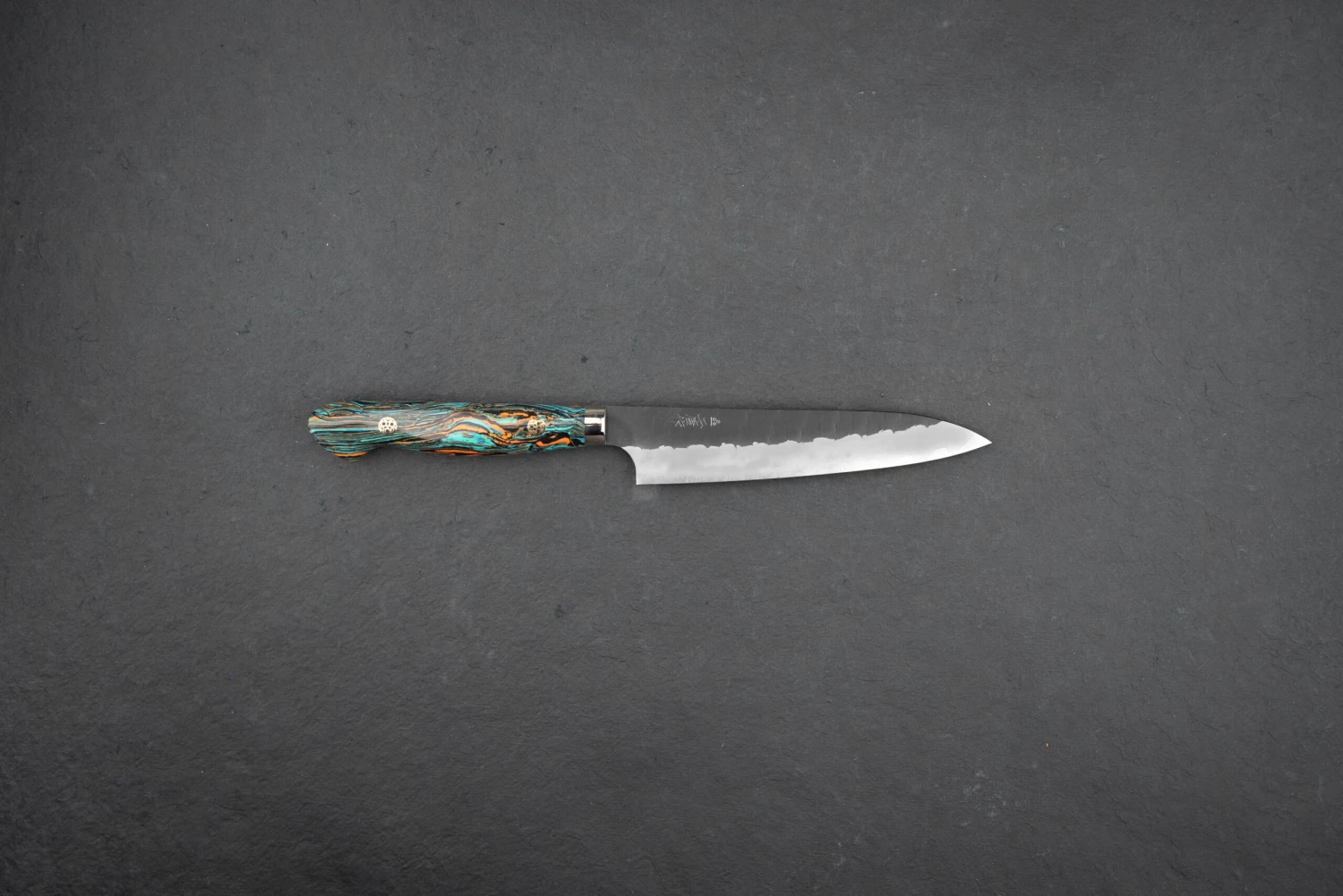 Nigara SG2 Kurouchi Tsuchime Western Petty 150mm 8 Nigara SG2 Kurouchi Tsuchime Western Petty 150mm - Image 6