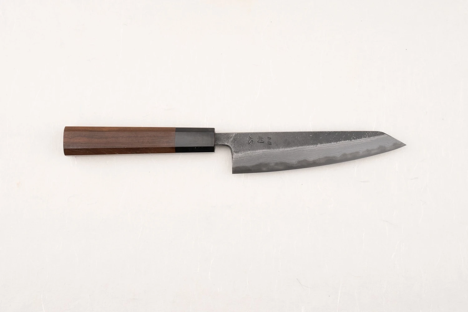 Hatsukokoro Kumokage Aogami Kurouchi Damascus Honesuki 150mm 3 Hatsukokoro Kumokage Aogami Kurouchi Damascus Honesuki 150mm