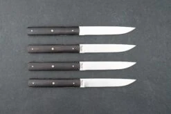 Hazaki 4pc Steak Knife Set -Helle Store Hazaki steak set black