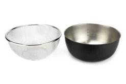Tsubame-Sanjo Okatte Trademark Stainless Steel Bowl And Strainer Set -Helle Store IMG 9693