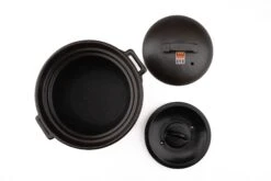 Suzuki Kurobuki Rice Cooking Donabe -Helle Store Kurobuki rice cooking donabe with rice paddle 1