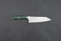 Yu Kurosaki SG2 Senko Western Kiritsuke Gyuto 180mm 9 Yu Kurosaki SG2 Senko Western Kiritsuke Gyuto 180mm -Helle Store Kurosaki senko turquoise striped gyuto 180 79e3f61d ff60 4202 aff2 7d67b697f7f2