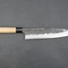 Mazaki Shirogami Nashiji Kurouchi Gyuto 240mm -Helle Store Mazaki .Shiro Nashiji 240 gyuto 1