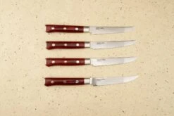 Mcusta Zanmai Classic Pro Damascus Flame 4 Piece Steak Knife Set 11 Mcusta Zanmai Classic Pro Damascus Flame 4 Piece Steak Knife Set -Helle Store Mcusta Zanmai steak set 4 piece