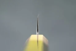 Satoshi Nakagawa X Naohito Myojin Aoichi Etched Damascus Sakimaru Sujihiki 330mm -Helle Store Nakagawa Myojin etched Aoichi Sakimaru Sujihiki 330 Choil