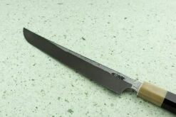 Nigara Anmon Aogami Damascus Sakimaru Takobiki 240mm -Helle Store Nigara Anmon Aogami Damascus Sakimaru Takobiki 240 3