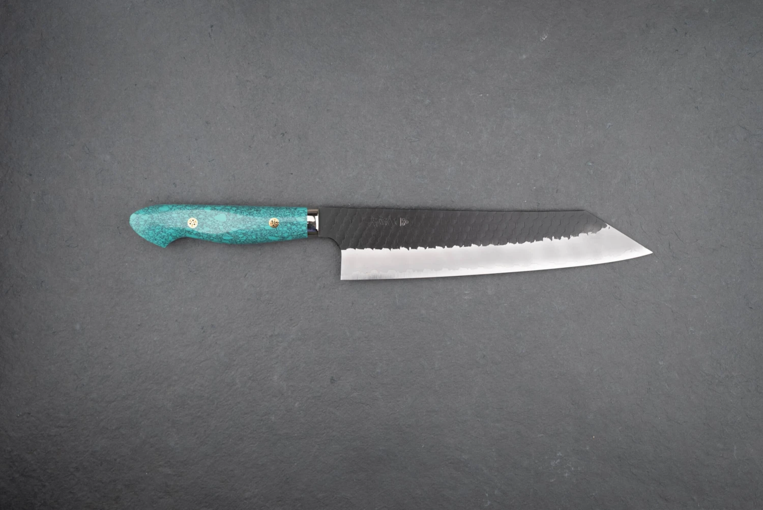 Nigara SG2 Kurouchi Tsuchime Western Kiritsuke Gyuto 240mm 4 Nigara SG2 Kurouchi Tsuchime Western Kiritsuke Gyuto 240mm - Image 2