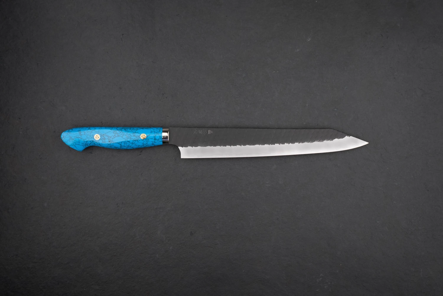 Nigara SG2 Kurouchi Tsuchime Western Kiritsuke Sujihiki 255mm 3 Nigara SG2 Kurouchi Tsuchime Western Kiritsuke Sujihiki 255mm