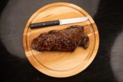 Rodin Round 11" Board W/ Juice Groove, A.k.a. The Steak Board -Helle Store Rodin Hazaki Blackwood Steak 1