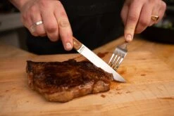 Hazaki 4pc Steak Knife Set -Helle Store Steak Cutting Hazaki Olivewood 1