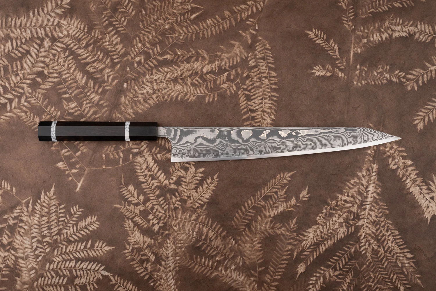 Tetsuhiro SG2 Damascus Kanko Kiritsuke Sujihiki 270mm 3 Tetsuhiro SG2 Damascus Kanko Kiritsuke Sujihiki 270mm