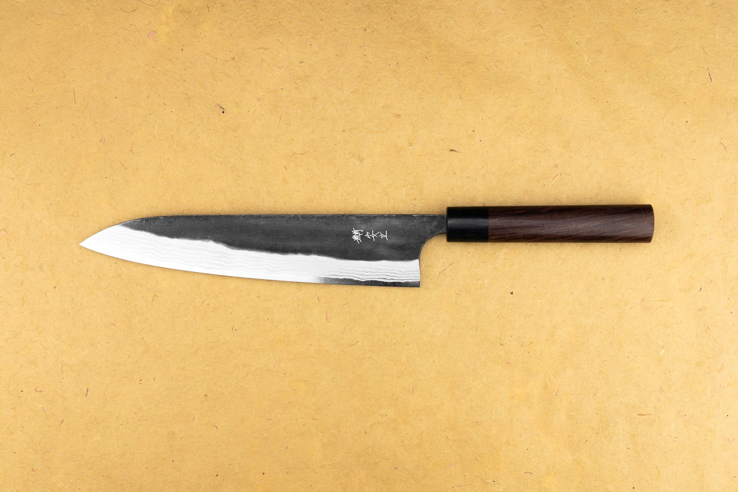 Anryu Hamono W2 Kurouchi DamascusGyuto 240mm 3 Anryu Hamono W2 Kurouchi DamascusGyuto 240mm