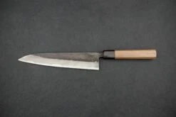 Sakai Takayuki Michiko Special Engraved Aogami Gyuto 210mm "Dragon" -Helle Store engraved gyuto dragon kurochi 2