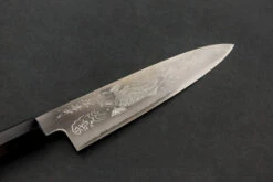 Sakai Takayuki Michiko Special Engraved Ginsan Gyuto 210mm "Koi Carp" 9 Sakai Takayuki Michiko Special Engraved Ginsan Gyuto 210mm "Koi Carp" -Helle Store engraved gyuto koi migaki 3