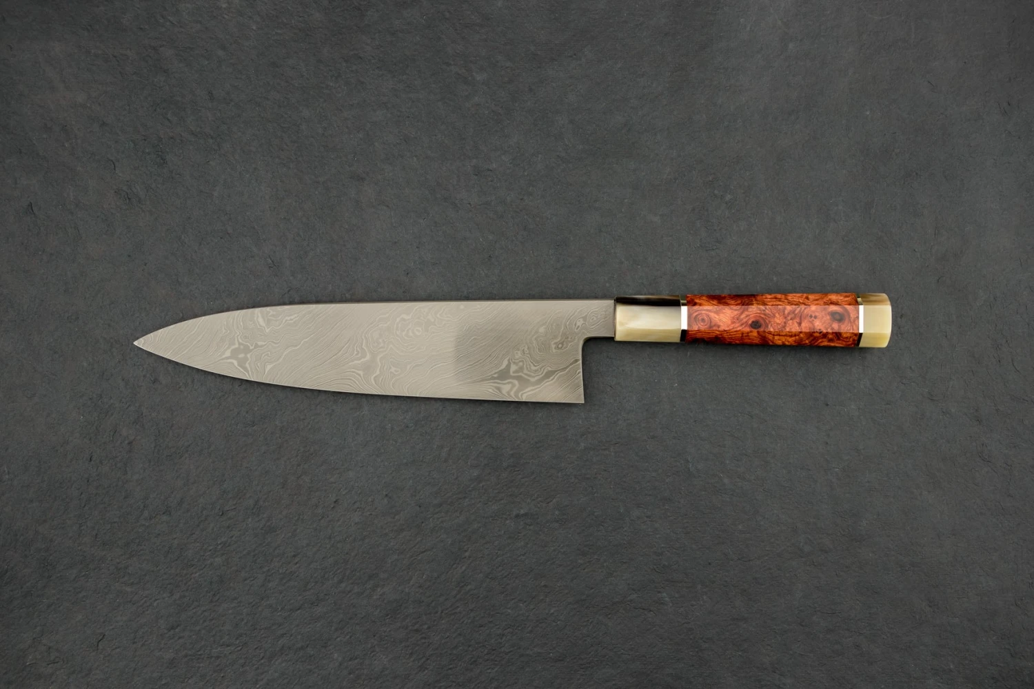 Shoichi Hashimoto Tobigumo Coreless Torsion Damascus Gyuto 240mm 3 Shoichi Hashimoto Tobigumo Coreless Torsion Damascus Gyuto 240mm