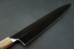 Yoshikazu Ikeda Aogami Super Honyaki Mirror Namiukashi Gyuto 240mm -Helle Store ikeda yoshikazu honyaki mirror namiukashi gyuto 240 3