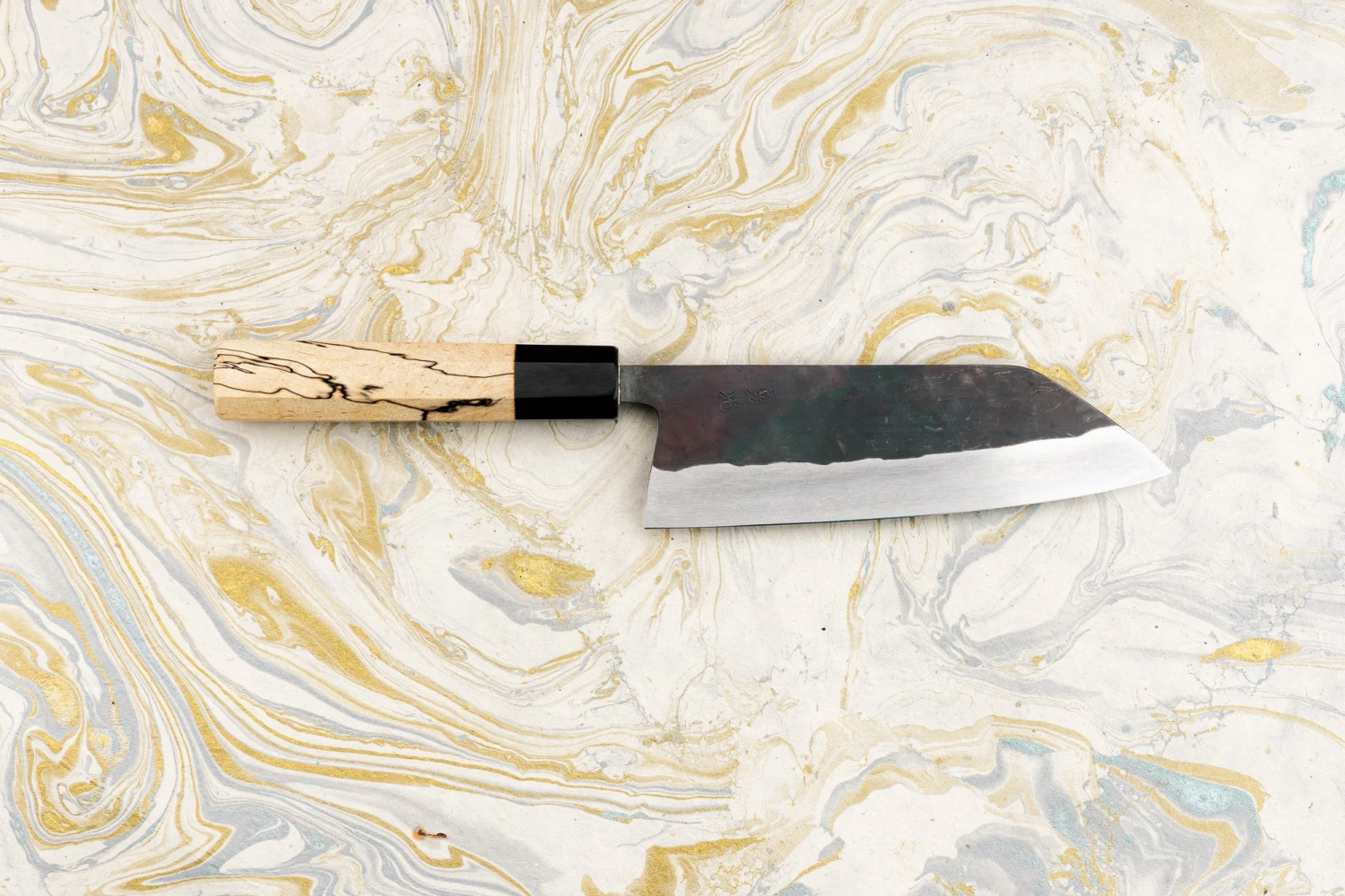 Isamitsu Hamono Shiroichi Kurouchi Santoku 165mm 3 Isamitsu Hamono Shiroichi Kurouchi Santoku 165mm