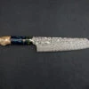 Yoshimi Kato SG2 Damascus Black Western Kiritsuke Bunka 200mm 2 Yoshimi Kato SG2 Damascus Black Western Kiritsuke Bunka 200mm -Helle Store kato sg2 dama black western kiritsuke bunka 200 blue black acrylic stabalized wood 1