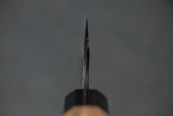 Kisuke Manaka Shirogami 2 Honwarikomi Kurouchi Tsuchime Honesuki 150mm -Helle Store kisuke manaka shirogami 2 honwarikomi kurochi tsuchime honesuki 150 walnut octogon 5