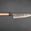 Kisuke Manaka Shirogami 2 Honwarikomi Kurouchi Tsuchime Kiritsuke Gyuto 210mm