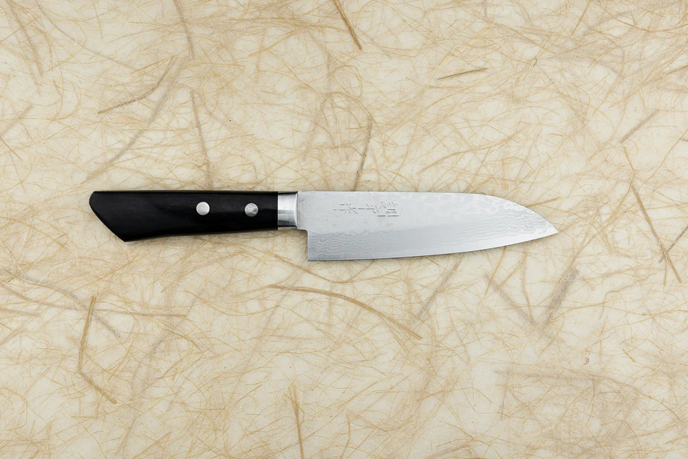 Masutani VG10 Damascus Western Ko-Santoku 130mm 3 Masutani VG10 Damascus Western Ko-Santoku 130mm