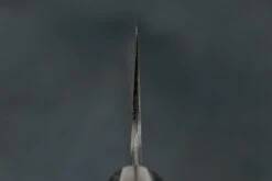 Mazaki Shirogami Nashiji Kurouchi Gyuto 240mm -Helle Store mazaki wp2 soft iron black nashiji gyuto 240 3