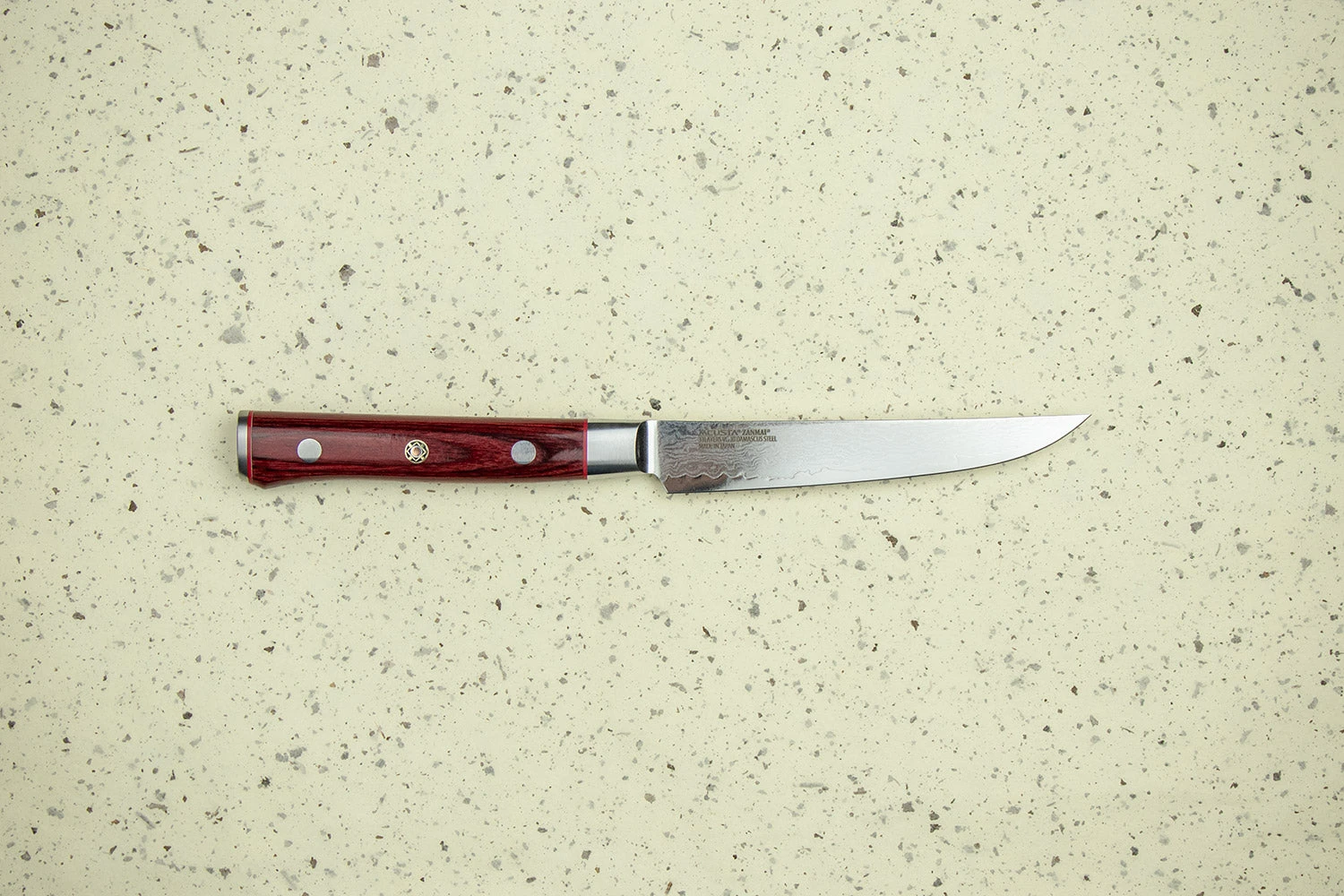 Mcusta Zanmai Classic Pro Damascus Flame 4 Piece Steak Knife Set 3 Mcusta Zanmai Classic Pro Damascus Flame 4 Piece Steak Knife Set