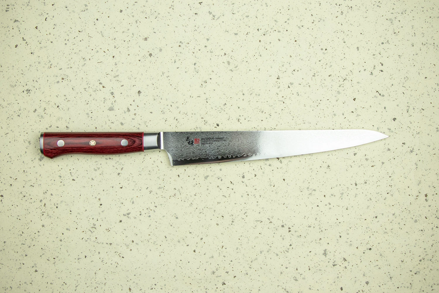 Mcusta Zanmai Classic Pro Damascus Flame Sujihiki 240mm 3 Mcusta Zanmai Classic Pro Damascus Flame Sujihiki 240mm