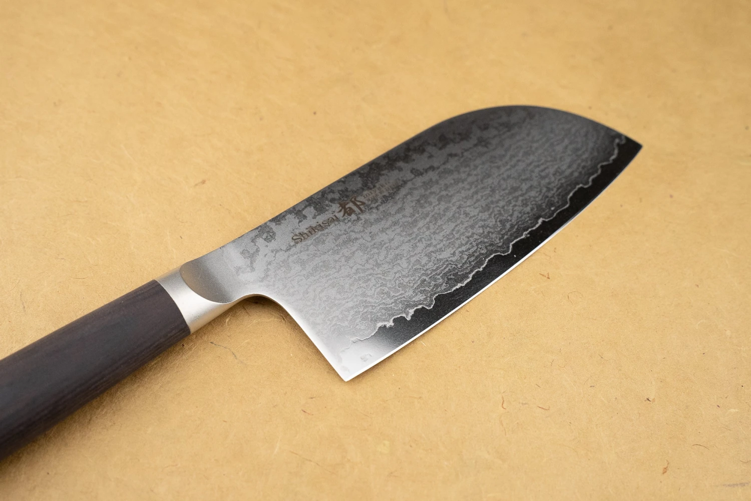 Shizu Hamono Shikisai Miyako Tall Ko-Santoku 120mm 4 Shizu Hamono Shikisai Miyako Tall Ko-Santoku 120mm - Image 2