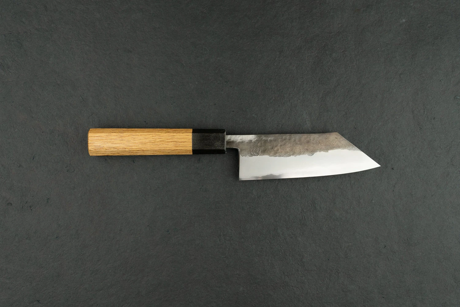 Miyazaki Kajiya Tsubaki Aogami Stainless Kurouchi Tsuchime Ko-Hakata 135mm 3 Miyazaki Kajiya Tsubaki Aogami Stainless Kurouchi Tsuchime Ko-Hakata 135mm