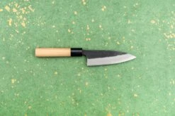 Muneishi Aogami Stainless Kurouchi Gyuto 120mm