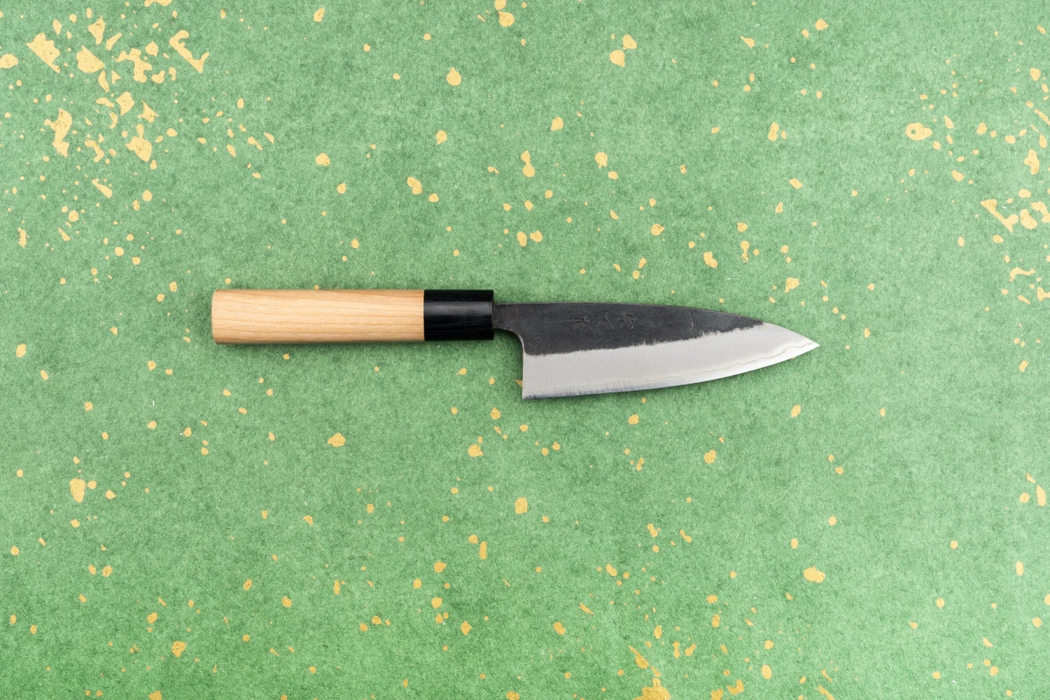 Muneishi Aogami Stainless Kurouchi Gyuto 120mm 3 Muneishi Aogami Stainless Kurouchi Gyuto 120mm