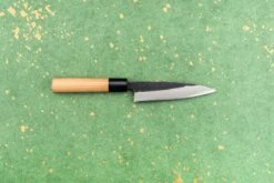 Muneishi Aogami Stainless Kurouchi Petty 120mm