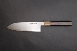 Satoshi Nakagawa X Naohito Myojin Aoichi Damascus Santoku 180mm