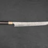 Nigara Ginsan Kurozome Damascus Sakimaru Yanagiba 330mm -Helle Store nigara kurozome damascus sakimaru yanagiba 330 1