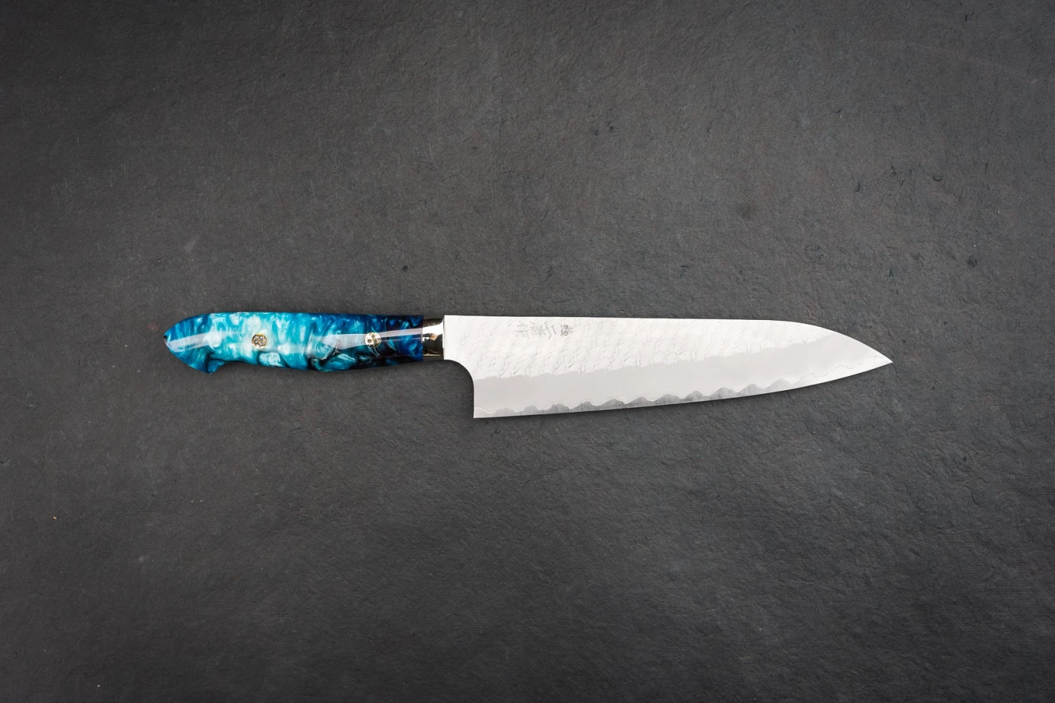 Nigara SG2 Migaki Tsuchime Western Gyuto 210mm 3 Nigara SG2 Migaki Tsuchime Western Gyuto 210mm