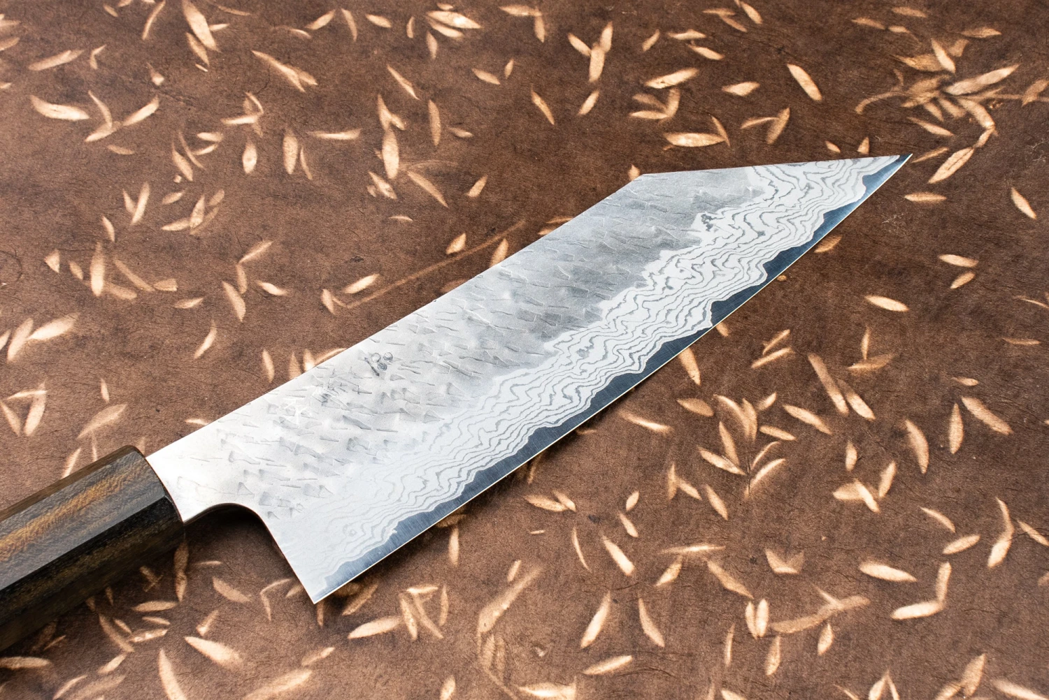 Nigara VG10 Tsuchime Damascus Bunka 180mm 4 Nigara VG10 Tsuchime Damascus Bunka 180mm - Image 2