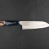 Nigara SG2 Migaki Tsuchime Western Santoku 180mm -Helle Store nigara western handle santoku option 1