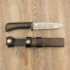 Takeshi Saji Kamui Style Damascus Hunting Knife 120mm -Helle Store saji damascus hunting knife