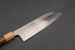 Takeshi Saji VG10W Rainbow Damascus Wa Santoku 165mm -Helle Store saji rainbow damascus wa santoku 165 2