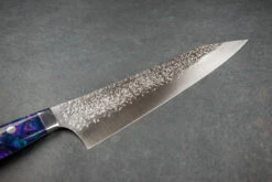 Yu Kurosaki SG2 Shizuku Western Gyuto 240mm -Helle Store shizuku blue acrylic western gyuto 240mm 3