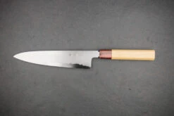 Sakai Kikumori Yoshikazu Tanaka Shironiko Kasumi Gyuto 210mm 7 Sakai Kikumori Yoshikazu Tanaka Shironiko Kasumi Gyuto 210mm -Helle Store some kinda gyuto 210mm 2