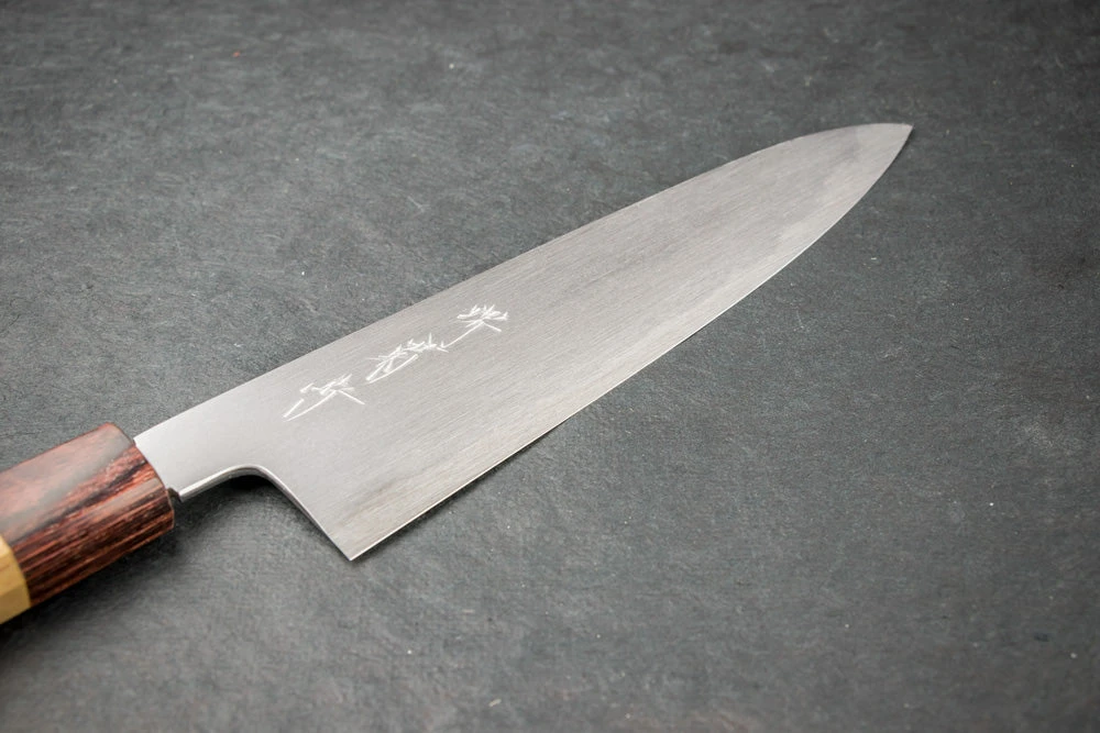Sakai Kikumori Yoshikazu Tanaka Shironiko Kasumi Gyuto 210mm 5 Sakai Kikumori Yoshikazu Tanaka Shironiko Kasumi Gyuto 210mm - Image 3