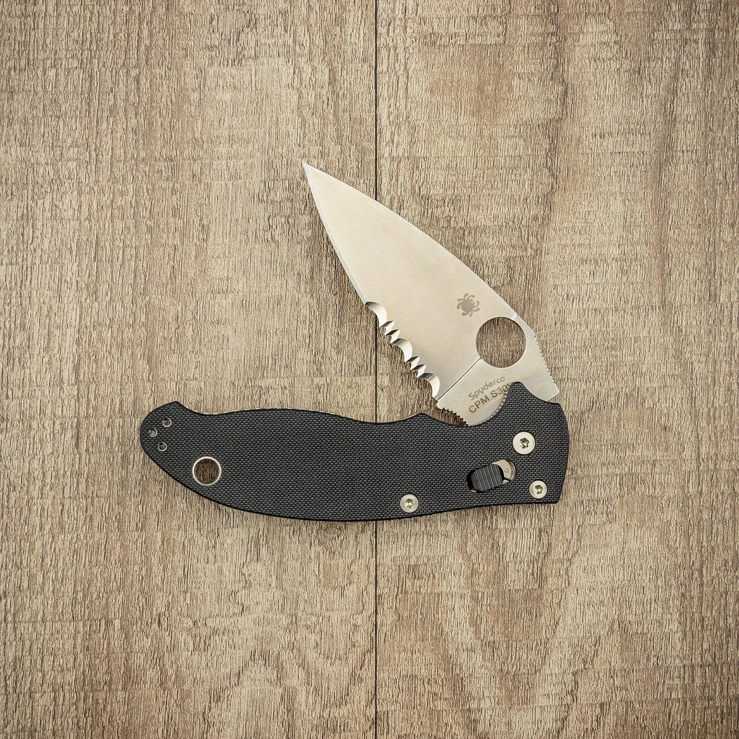 Spyderco Manix 2 G10 Black Folding Knife 3 Spyderco Manix 2 G10 Black Folding Knife