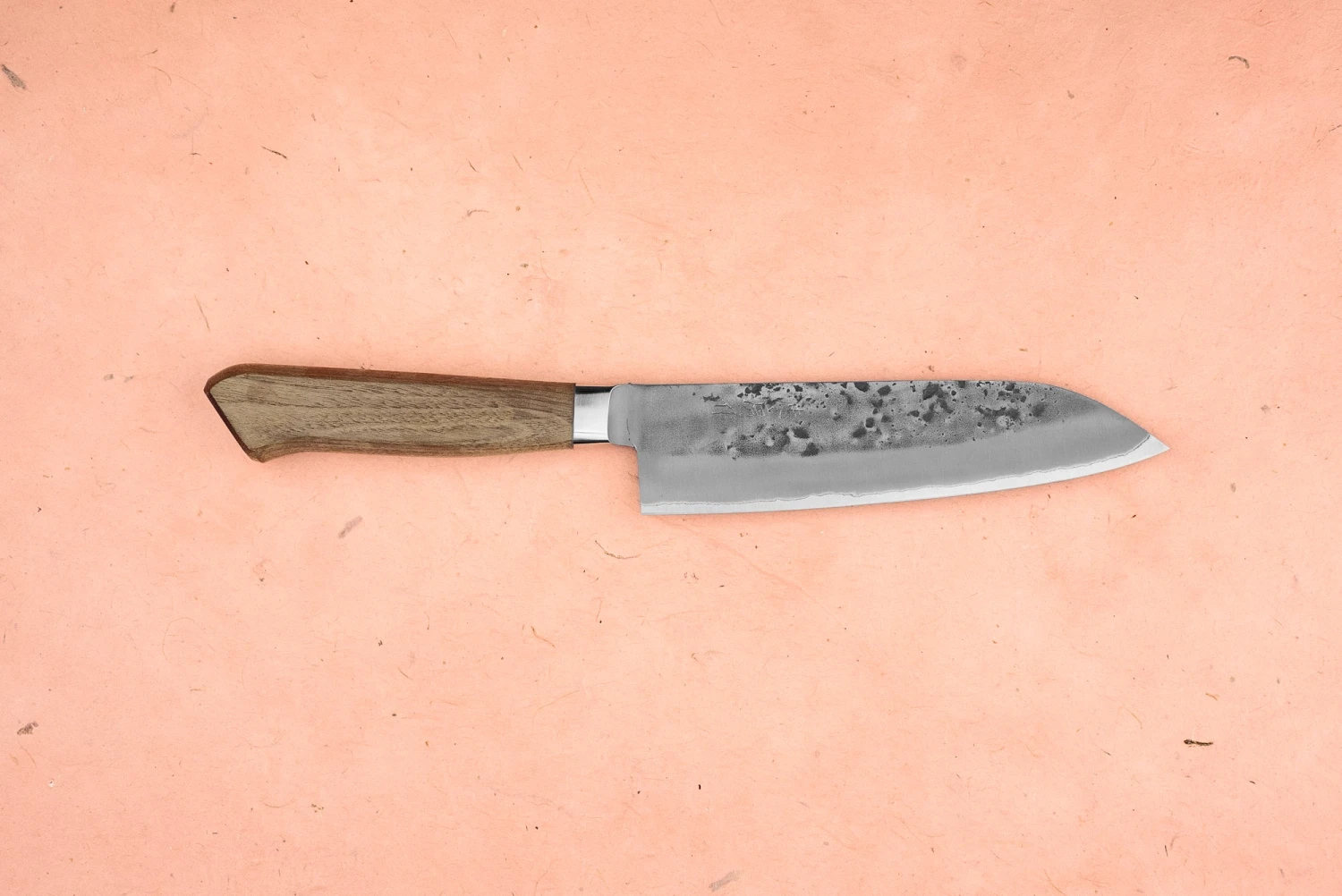 Tadafusa Nashiji Western Walnut Santoku 170mm 3 Tadafusa Nashiji Western Walnut Santoku 170mm