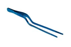 Offset Plating Tweezer 20cm -Helle Store tweezers blue short SHOPPED