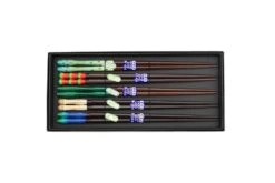 Wakasa Nuri Chopsticks Vegetable 5 Piece Set -Helle Store wakasa nuri vegetable 1