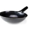 Yamada Uchidashi Hammered Steel Chinese Round Bottom Wok -Helle Store wok 24 1