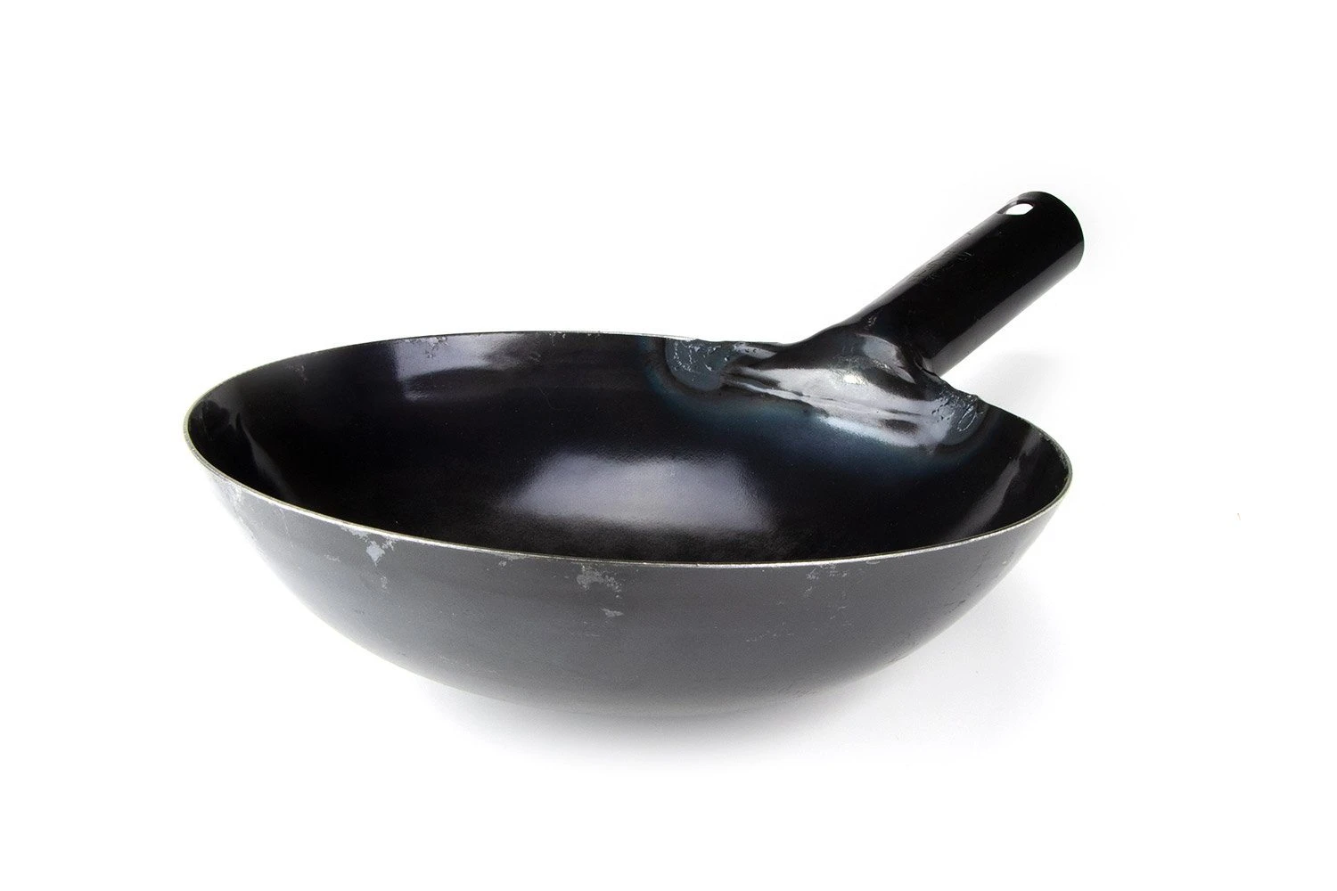 Yamada Uchidashi Hammered Steel Chinese Round Bottom Wok 3 Yamada Uchidashi Hammered Steel Chinese Round Bottom Wok