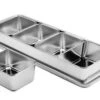 Stainless Yakumi Pan - 4 Compartments 1 Stainless Yakumi Pan - 4 Compartments -Helle Store yakumi stainless long 1